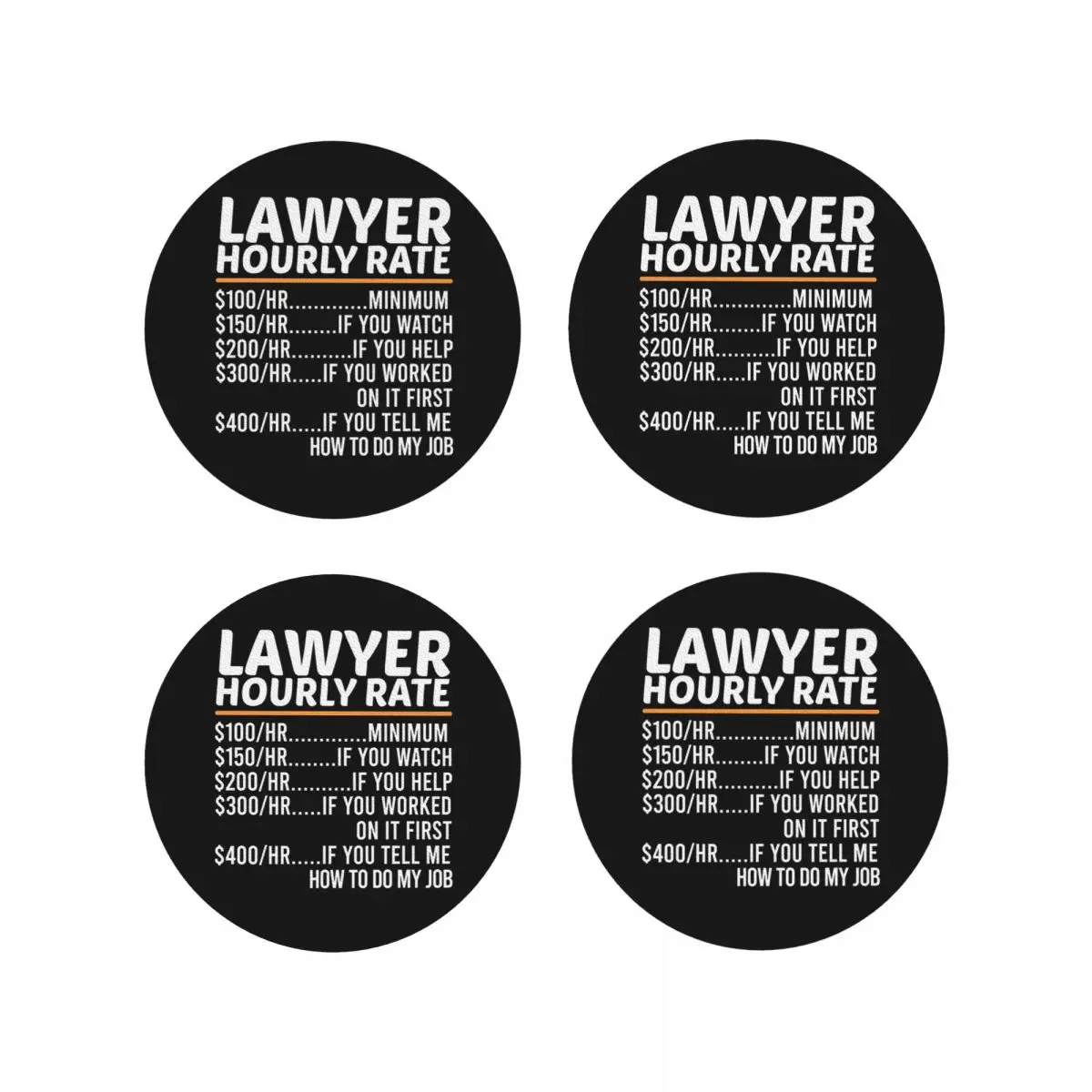 Sous-verres amusants pour avocat, napperons de cuisine, tasse isolante imperméable, tapis de café pour décoration de maison, tampons de table, lot de 4