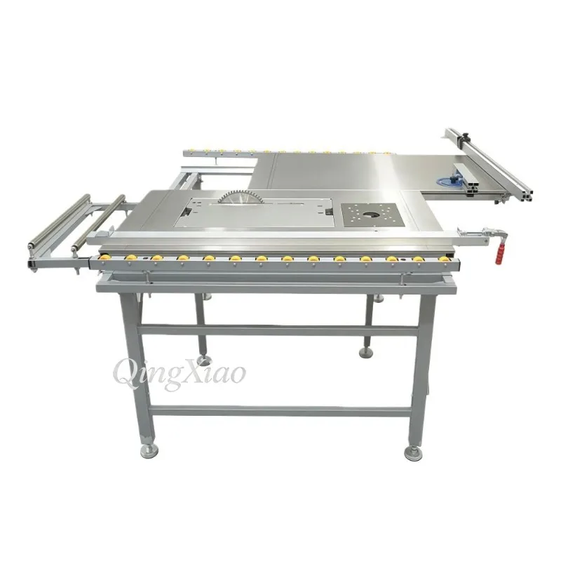 Industrial Business Steel Rod Guide Rail Sliding Table Saw Woodworking Precision Saw Bench Smooth Push Low Noise For Carpentry