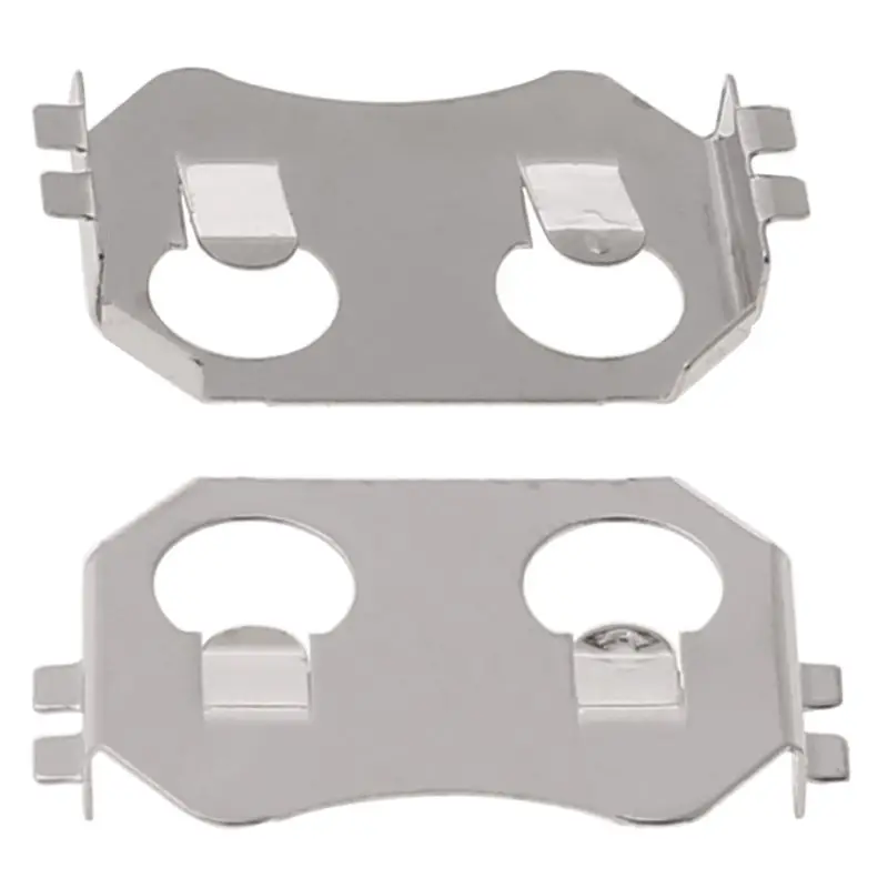 10 шт. SMD Tab CR2032 2032 держатель батарейного отсека с кнопкой фиксатор монетного элемента держатель батареи для поверхностного монтажа Reflow Soldrable