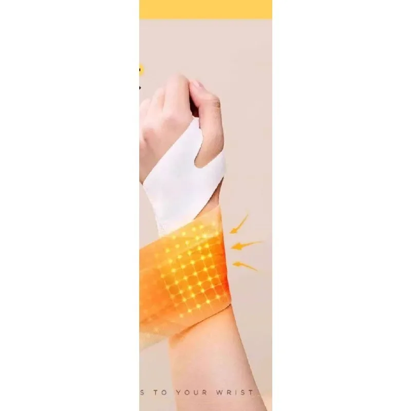 Steam Heat Wrist Pad Herbal Patch Joint Wrist Warm Wrap Glucosamine Chondroitin Wristband Thermal Heating Pad Arthritis Relief
