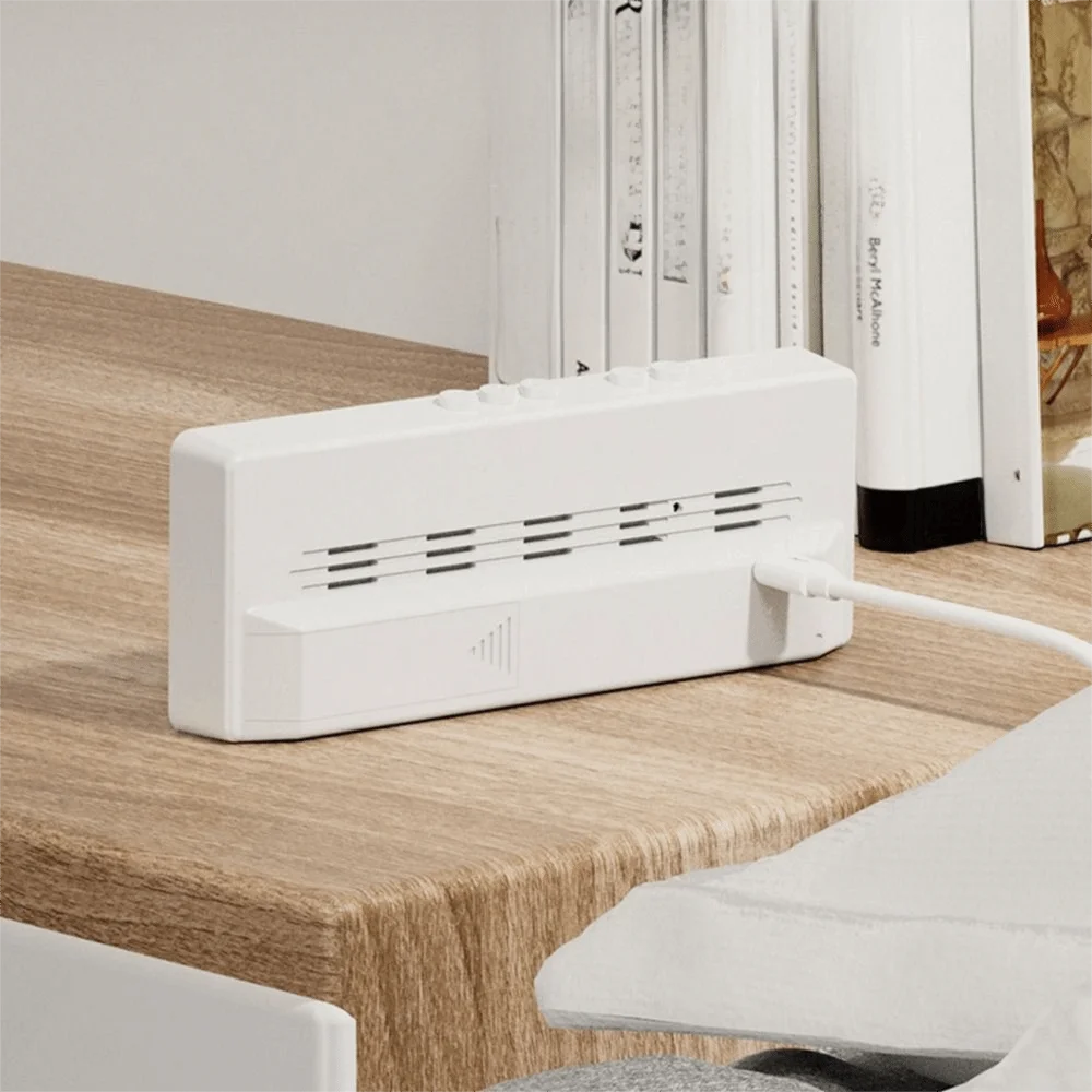 

Digital Display Voice Control LED Alarm Clock Mute Dual Alarms Digital Clock Wake-up Artifact Table Clock Bedroom