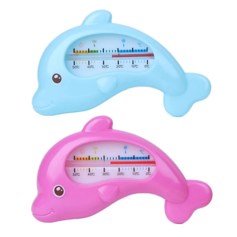 

M76C Baby Bath Water Thermometer Newborn Toddler Shower Thermometer Dolphin