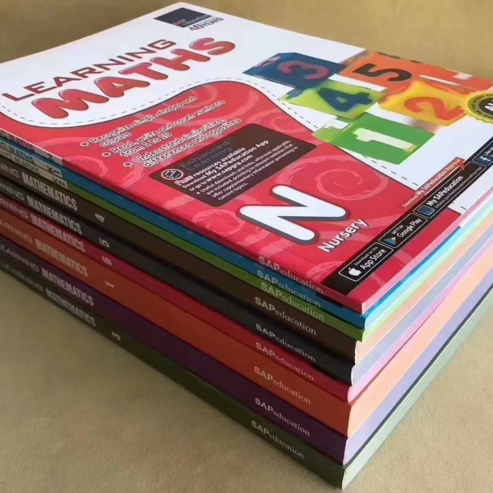 1 Book Sap Learning Mathematics Book Grade 1-6 Children Learn Math Books Singapore Primary School Mathematics Textbook