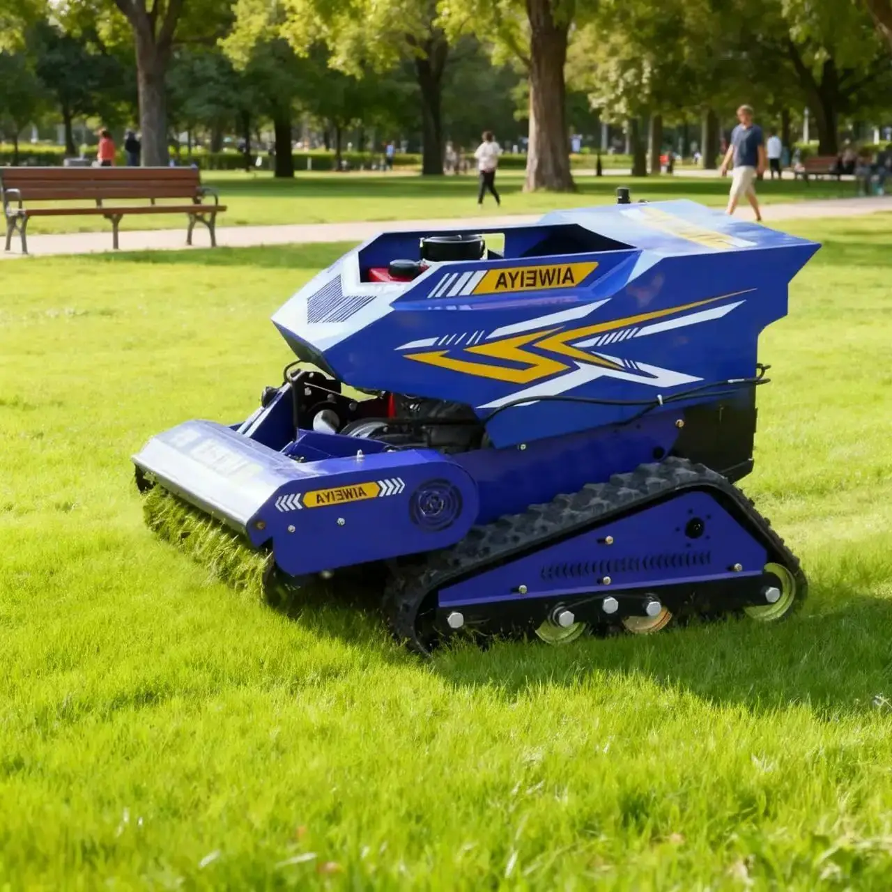 

Новое поступление по индивидуальному заказу, роботизированный умный автоматический беспроводной триммер для травы, лепестковая косилка с питанием от ВСЕ, Tagliaerba Telecom