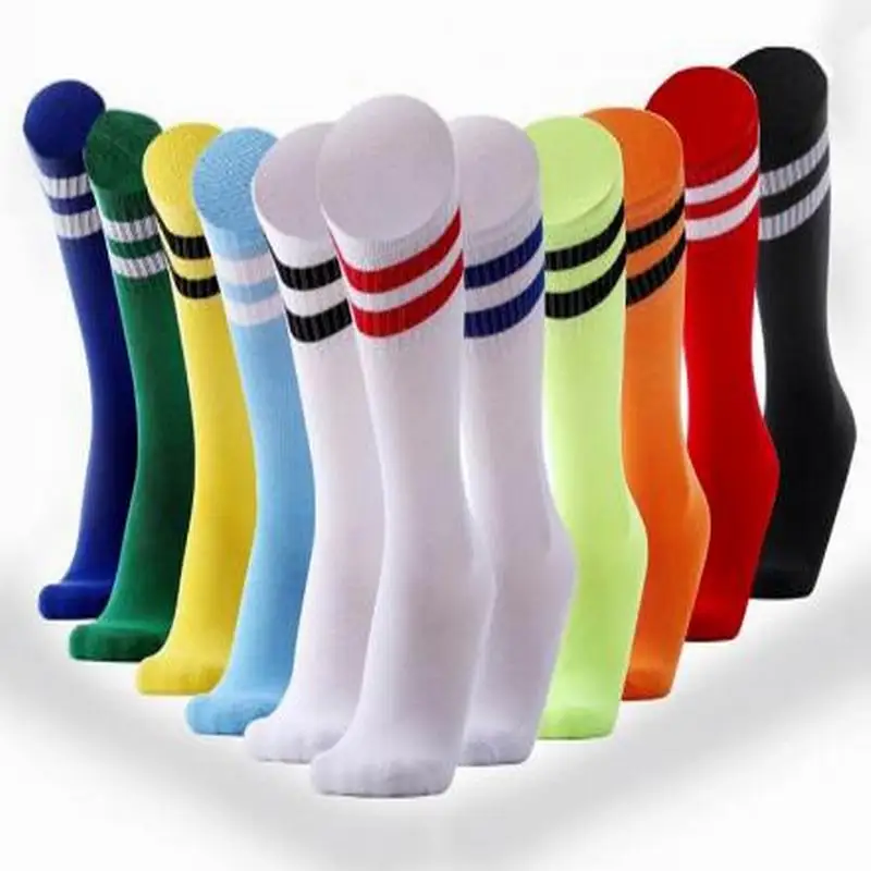 Club Baseball Sports 1pairs Football Socks Knee Professional Cheerleaders Soccer Long Stocking Adult racing Stockings