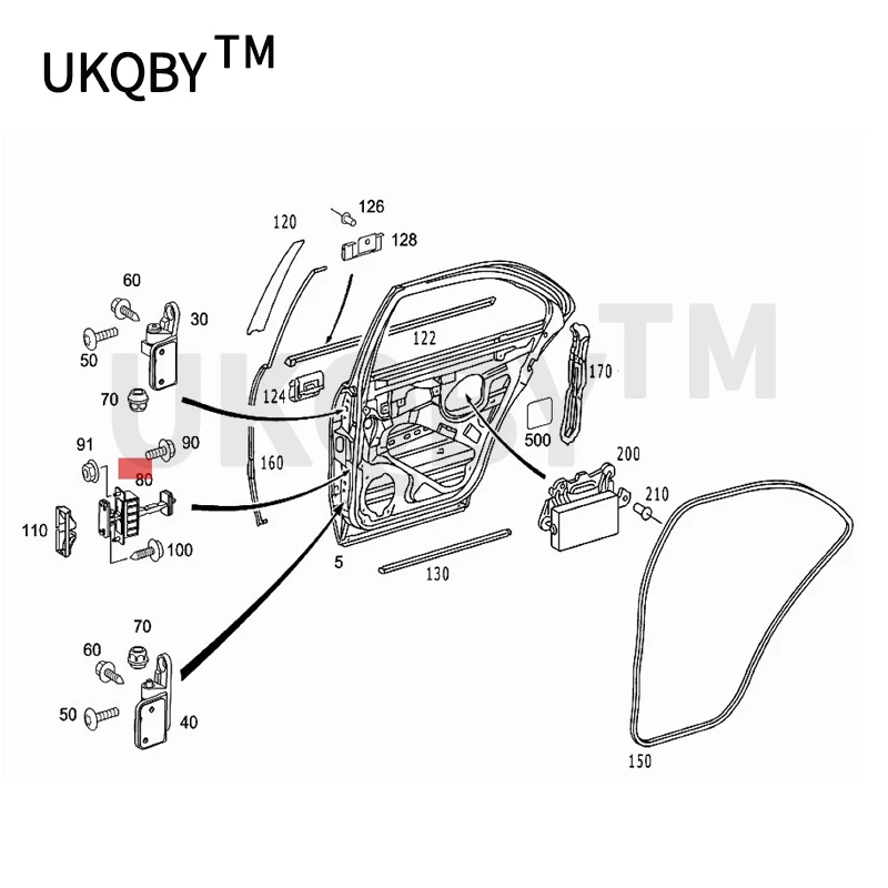 Be nz FG2 200 25F G22 002 6FG 220 028 FG2 200 63F G22 006 5 Door limiter Rear door stopper Rear door hinge bracket