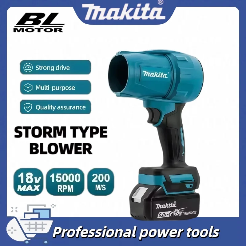 

Makita Car Cleanin Tool Violent Blower Turbo Jet Fan Electric Air Duster Wind Speed Turbo Rechargeable Power Tool