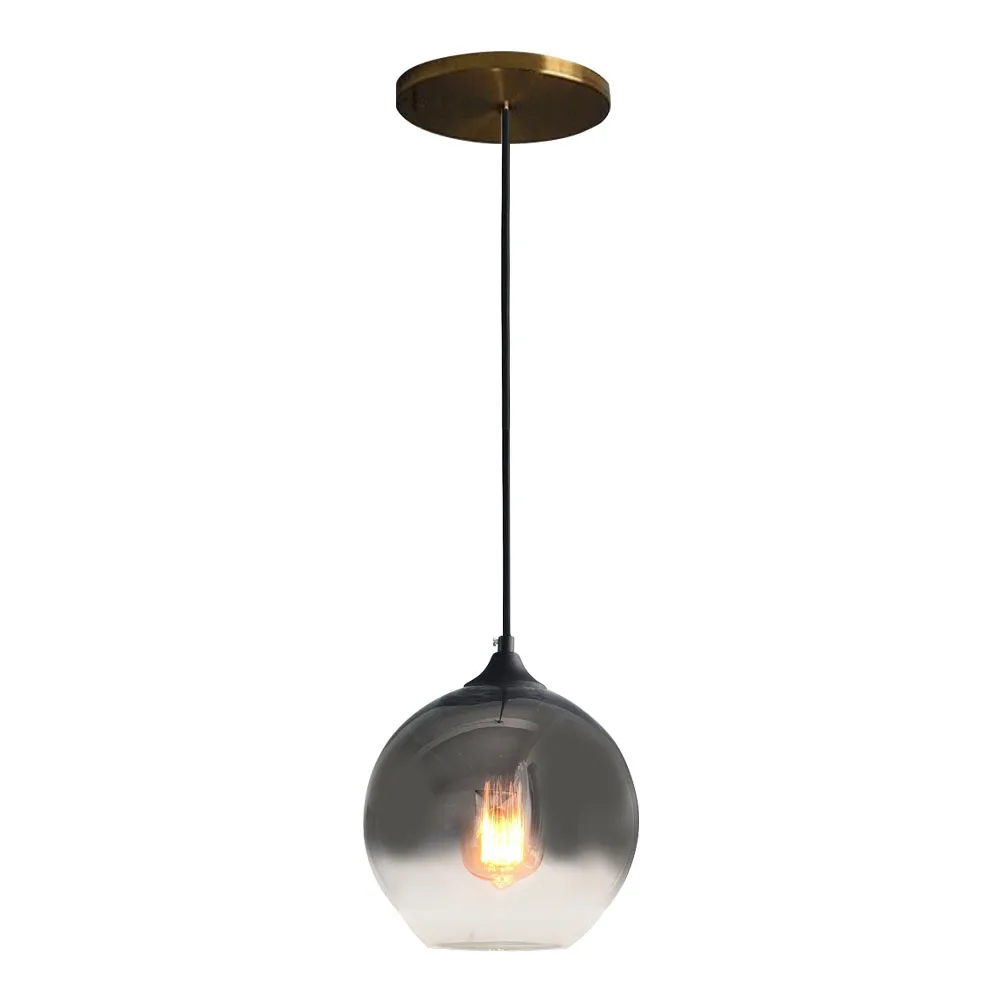 

Pendant Light Clear Glass Ball Lamp Easy Installation Anywhere Chic Decorative Home Use Globe Ceiling Lighting Lamp