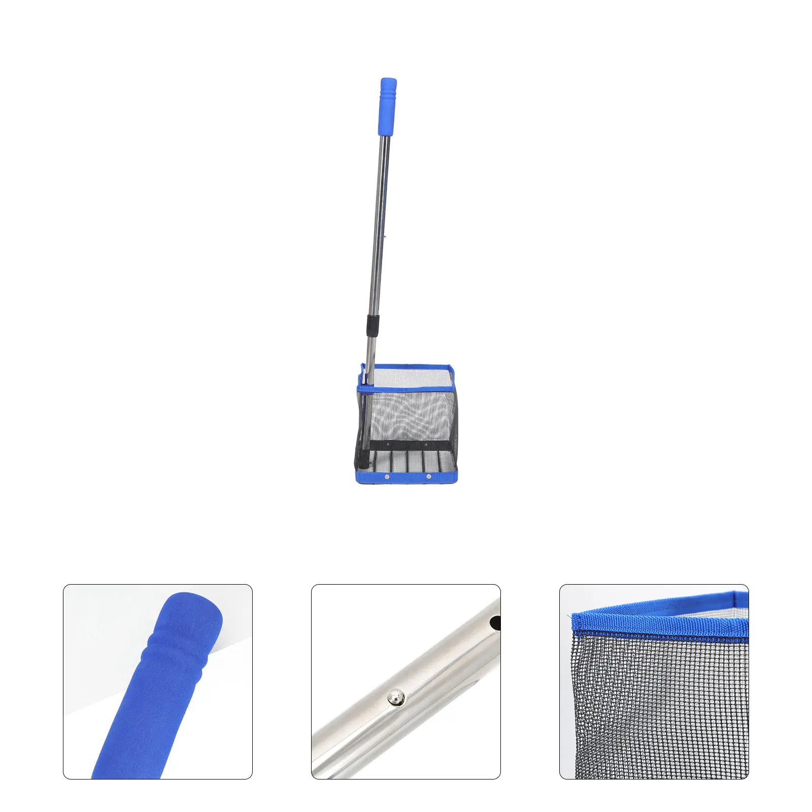 

Pong Ball Picker Telescopic Handle Blue Adjustable Rod Collect Balls Table Tennis Durable Nylon Storage Space Saving