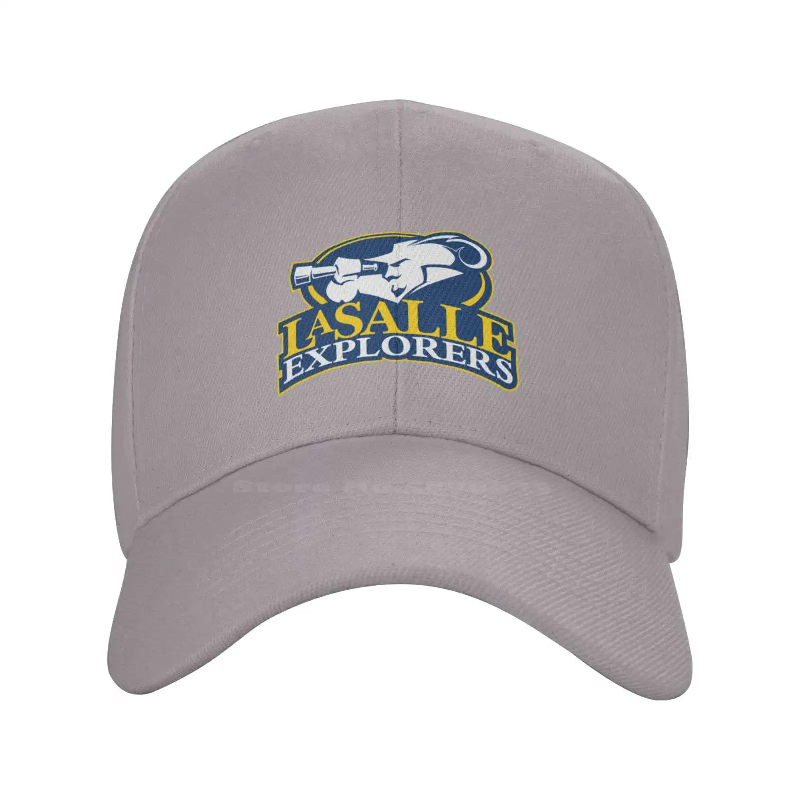 

La Salle Explorers Logo Fashion quality Denim cap Knitted hat Baseball cap