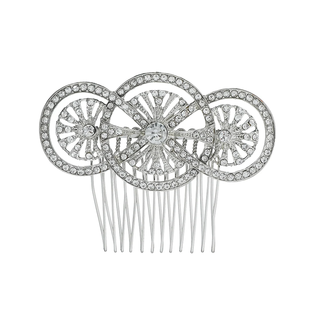 Klassischer Strass-Haarkamm im Vintage-Stil für Frauen, luxuriöser Schmuck, Haarschmuck, alltägliche Kopfbedeckung, Braut- und Hochzeits-Haarkamm