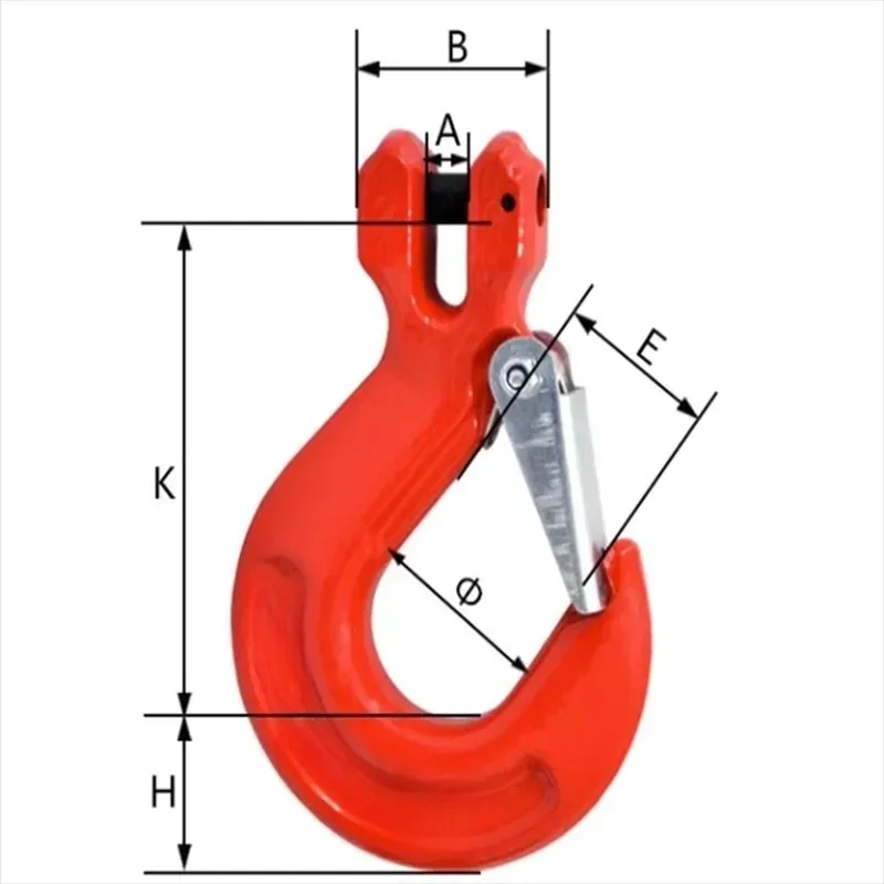 

Ram's Horn Lifting Tool Crane Hook For Lifting Moving Helpers Load 1.12T 1T 2T 3.2T