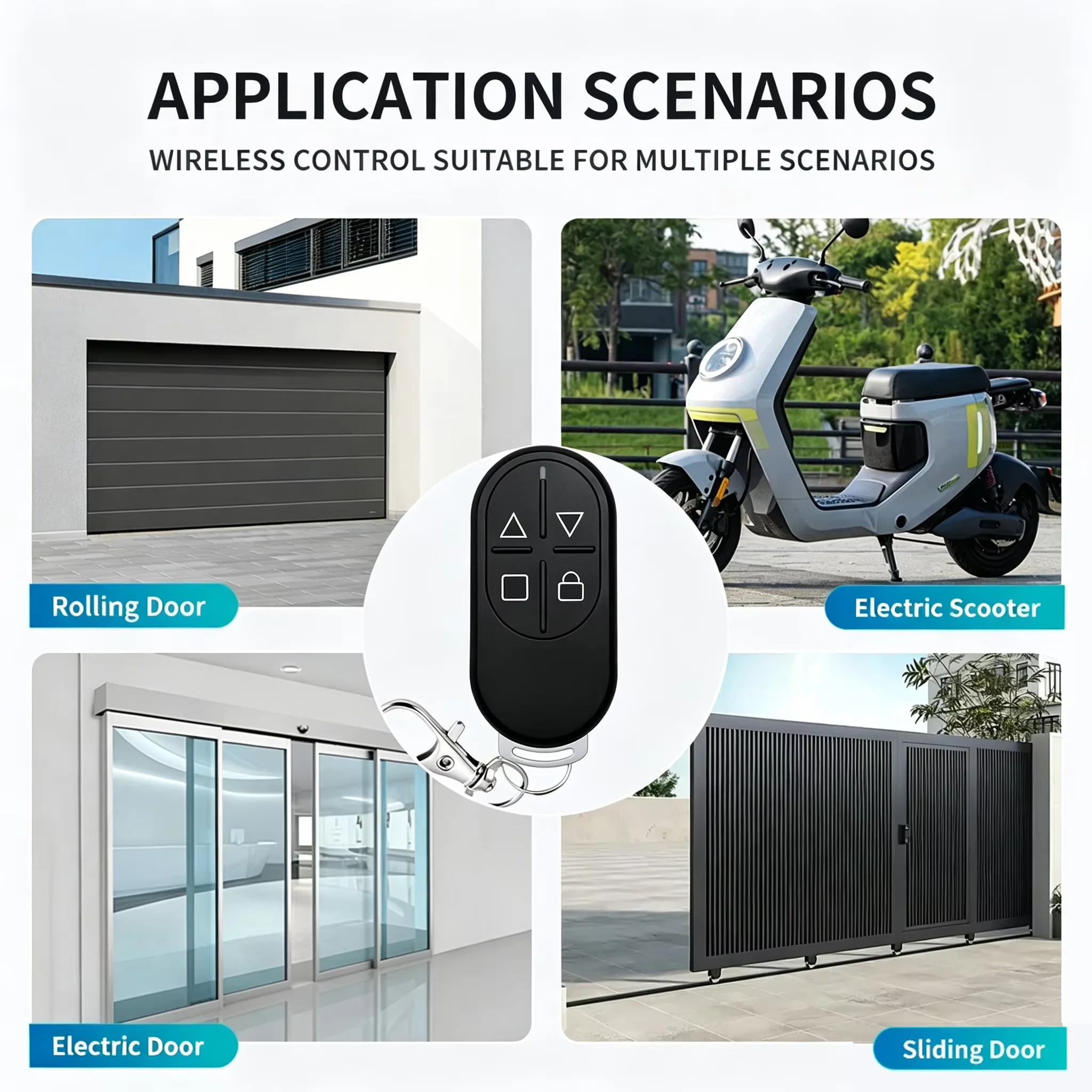 KEBIDUMEI 300-915Mhz Universal Garage Remote Control Gate Key Duplicator Clone Multi-frequency Garage Door Controller 433Mhz