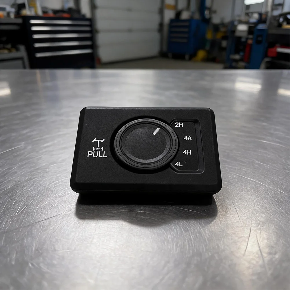 FL3Z-14B166-DA Transfer Case Dashboard Switch For Ford F-150 2015-2020 Black Plastic Direct Replacement Control Panel