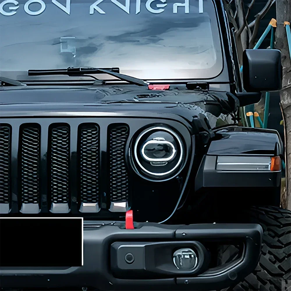 

Светодиодные фары Plug and Play для Jeep Wrangler 2018-2024: Обновленные бифокальные линзы, аксессуары для стайлинга