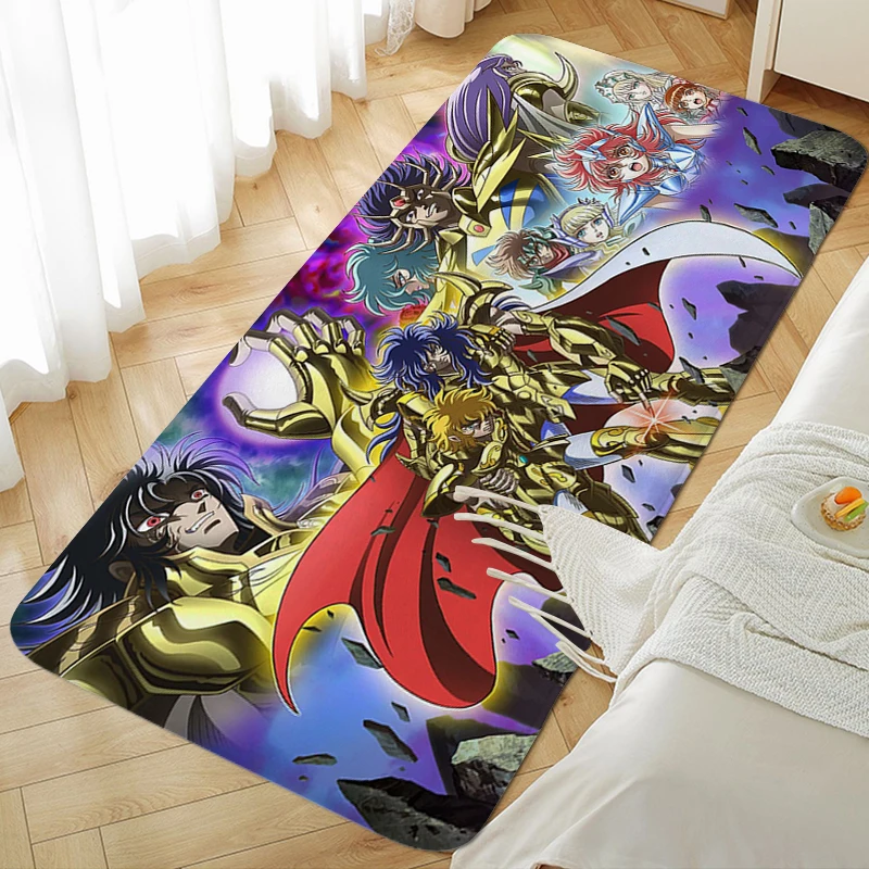 Bathroom Rug A-Knights of the Zodiacs Aesthetic Kitchen Treadmill Rugs Front Door Entrance Carpet Bedroom Room Decorating Items