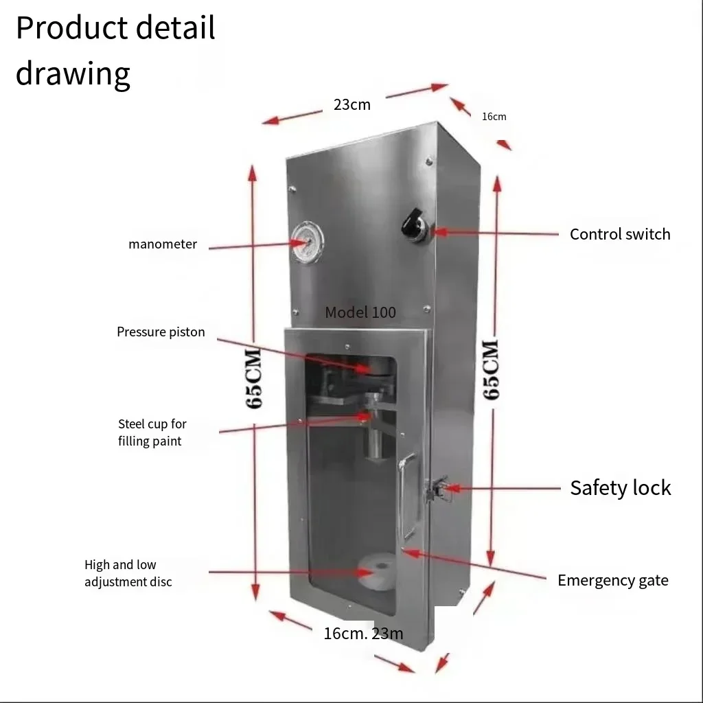 JIAHE Aerosol can manual self-spraying irrigation machine Self-spraying pneumatic filling machine paint filling machine