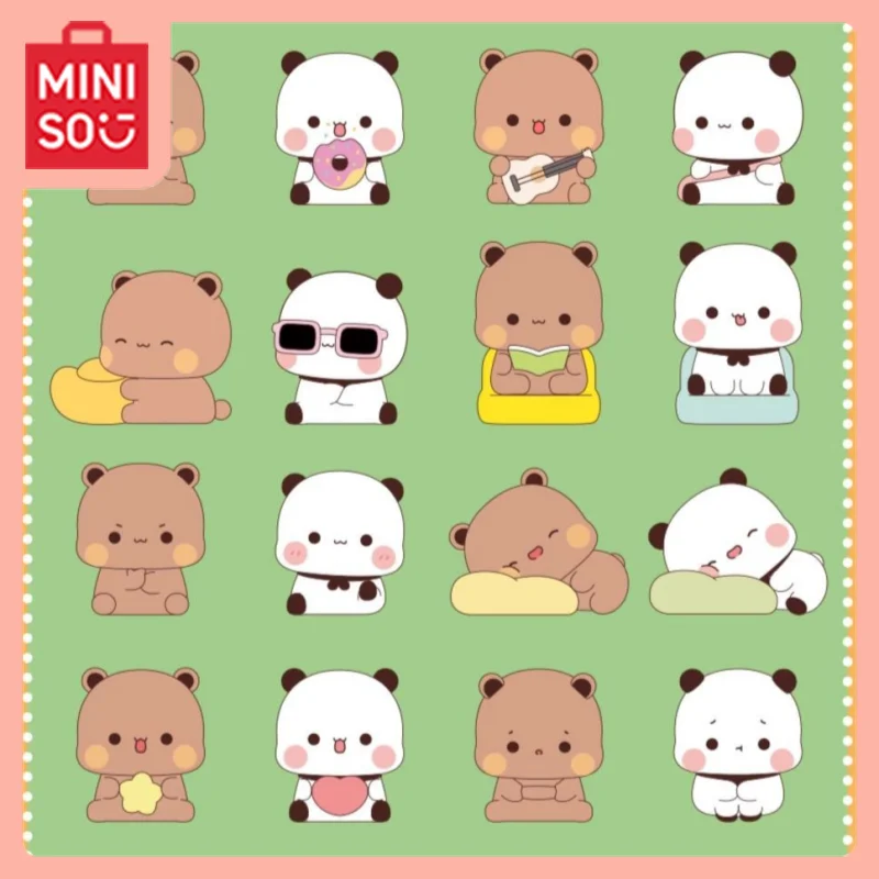 

MINISO Kawaii Anime One or Two Bouboo Series Daily Blind Box Accessory Doll Art Toy Toy Surrounding Area Mounted on A Vehicle