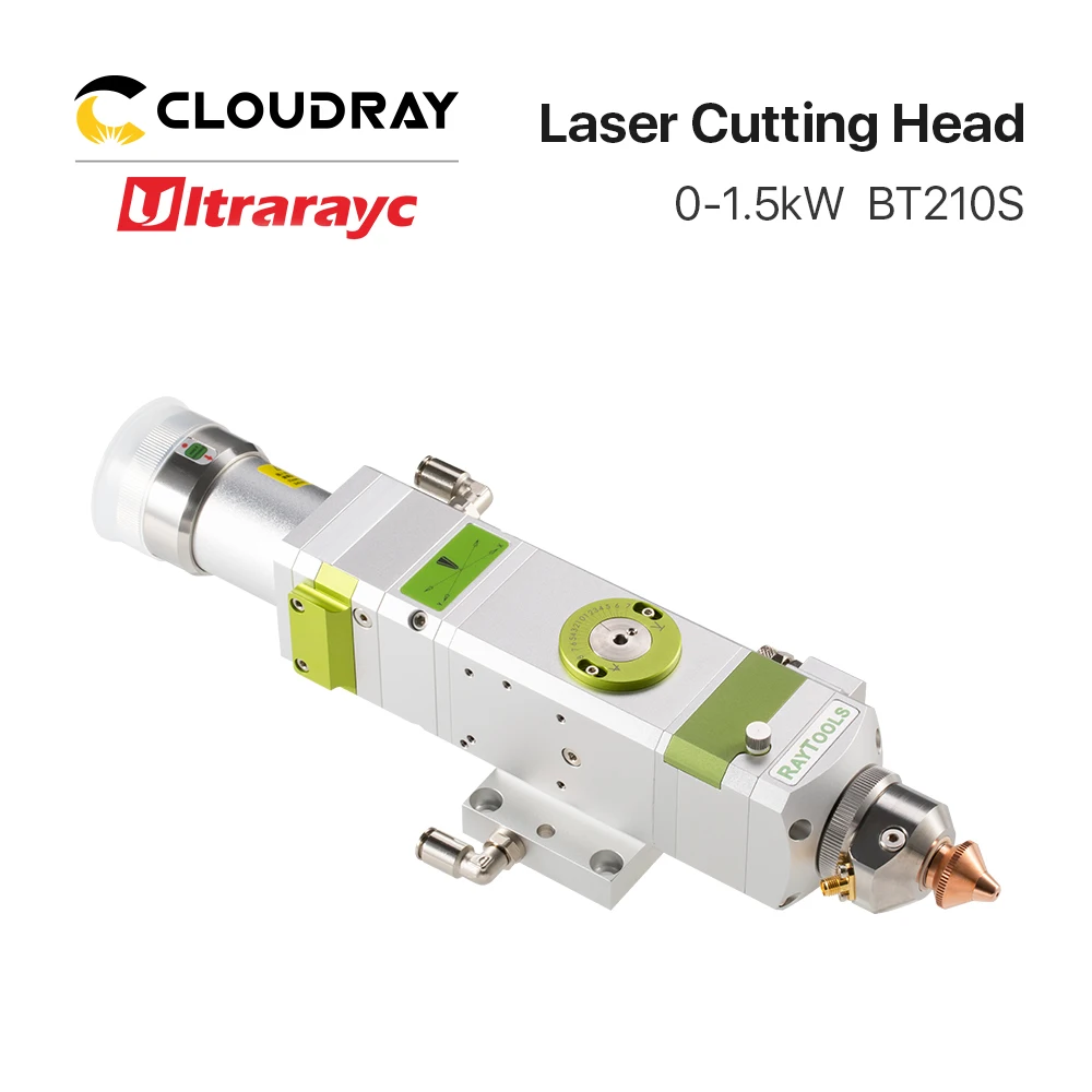 Ultrarayc Raytools BT210S cabezal de corte láser de fibra Original CL100 FL125 0-1500w, enfoque Manual para máquina cortadora de Metal