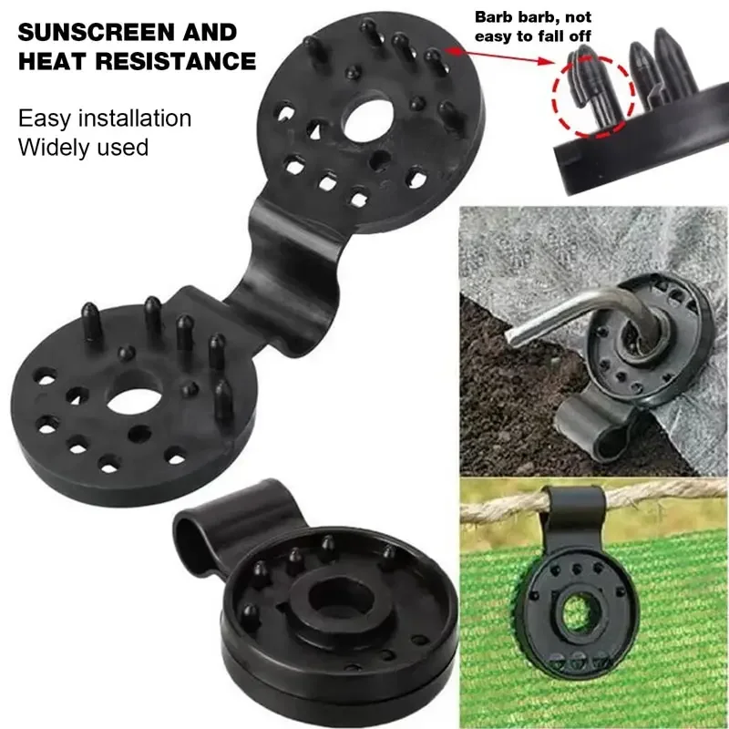 50/100Pcs Shade Cloth Clips Shade Fabric Clamps Grommets For Net Mesh Cover Sunblock Fabric In Garden Backyard Greenhouse Fixer