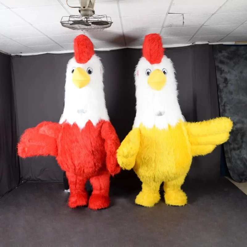 

260cm Large Inflatable Chicken Mascot Party Props Costume Advertise Ceremony Fancy Dress Party Animal Carnival Anime Stage Prop
