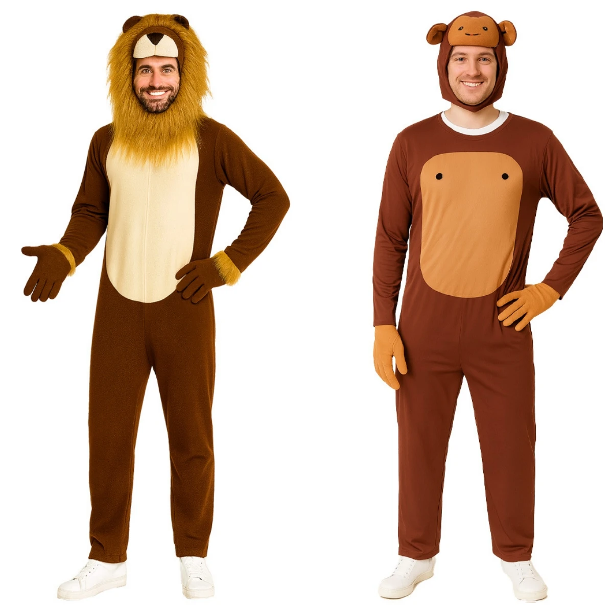 زي تنكري للرجال البالغين لعيد الهالوين على شكل حيوانات، زي أسد وقرد للعب الأدوار، زي مسرحي تقليدي صيني للأداء #4