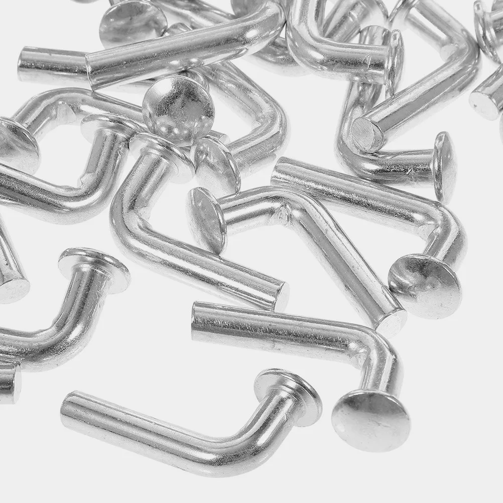 

100Pcs Heavy Duty Pallet Rack Locking Pin J Shaped Safety Drop Pin Universal Steel Clip for Secure Storage Rack Installation