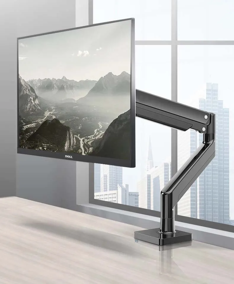 K45 K42  Gas Spring Arm 22-40 inch Screen Desktop Monitor Holder 360 Rotate 3-12kg arc screen/ultra wide screen/flat screen