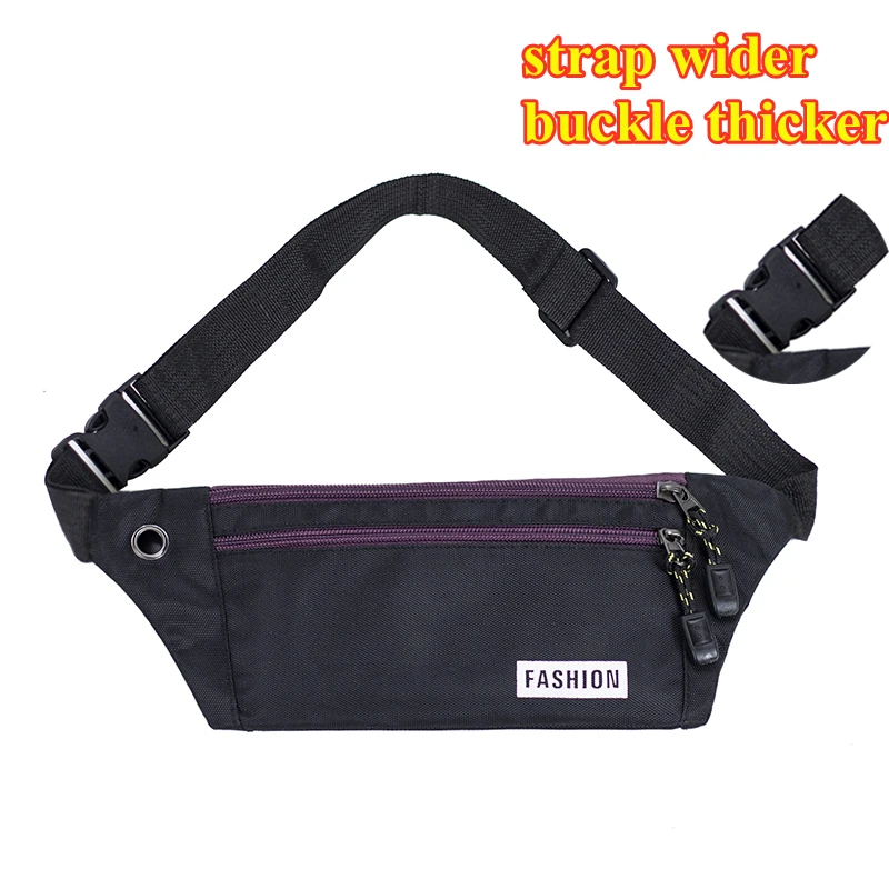 Waist Bag Outdoor Waterproof Hiking Cycling Running Belt Sport Fanny Pack Fashion Bum Oxford Pocket Cross-Body Chest Mobile Bag