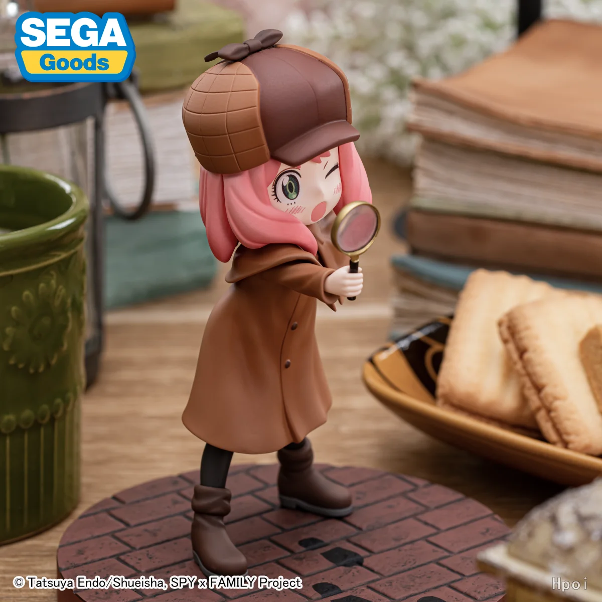 13CM Anime SPY Family Anya Figure Detective Game Animated Version Detective Dress Up Model Toy Gift Collection Action Figure