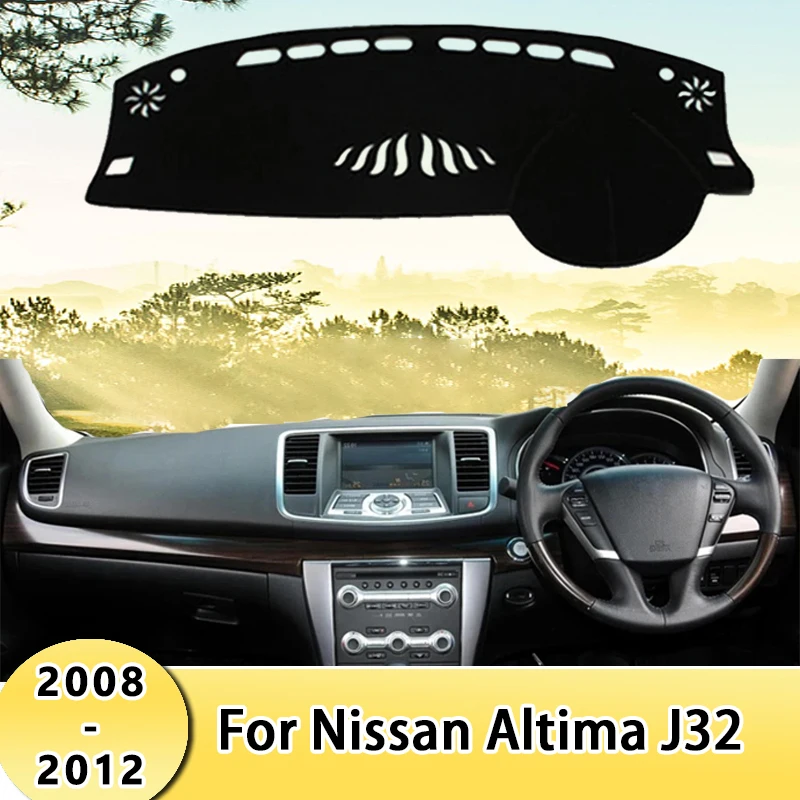 

Car Dashboard Cover Sun Shade Mats Avoid Light Pads Instrument Panel Protective Carpets For Nissan Altima J32 2008-2012 2009