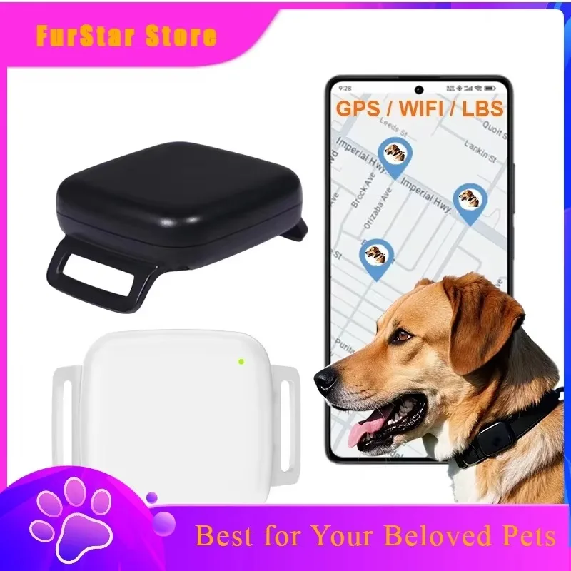 FurStarPet Gps Satellite Tracking Device Mini Gps Tracker Small Dog Cat 4G LTE Pet Locator Waterproof Pet Activity Animals Gps C