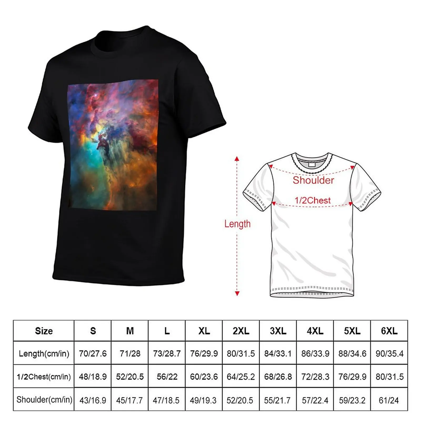 Lagoon Nebula T-Shirt t shirt man designer man t shirts cotton T-Shirt