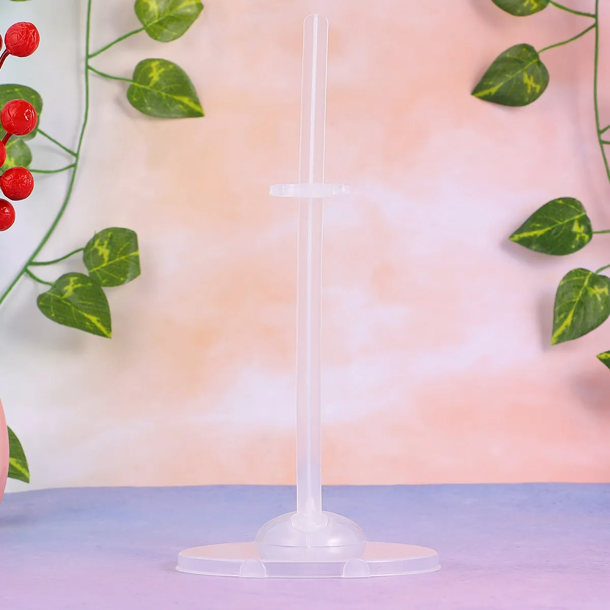 

20Pcs Stand Holder Universal Accessories Plastic 10 Transparent 10 Blue Fixed Support Frame Kids Gift Stand Holder