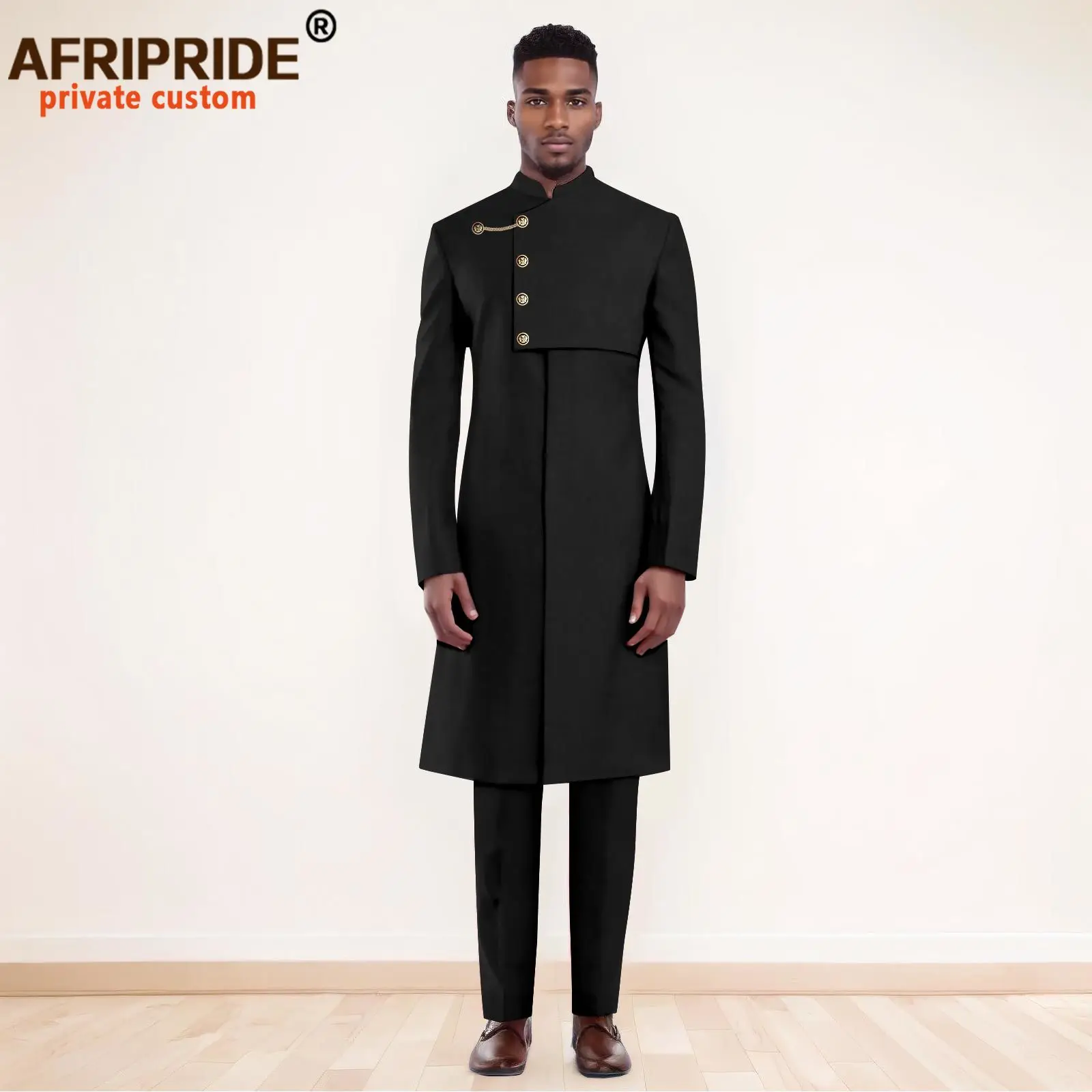 Men`s Suits Single Breasted Full Sleeve Slim Fit Blazer and Trousers Set African Clothes Formal Outfits for Wedding 2416051
