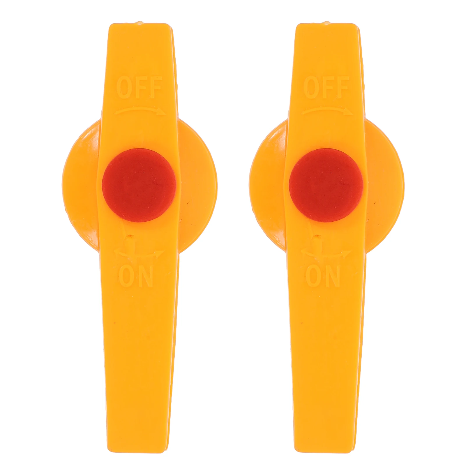 

2 Pcs Plastic Handle Lever Valve Radiator Replacement T-handle Ball Knob Hose Sprinkler