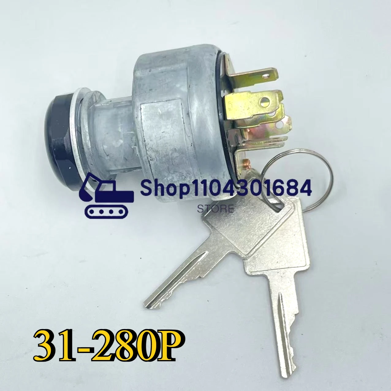 

Новый переключатель зажигания Pollak 31-280P для универсальных тракторов, переключатель зажигания, 4 положения, 7 контактов 31-280-31-280