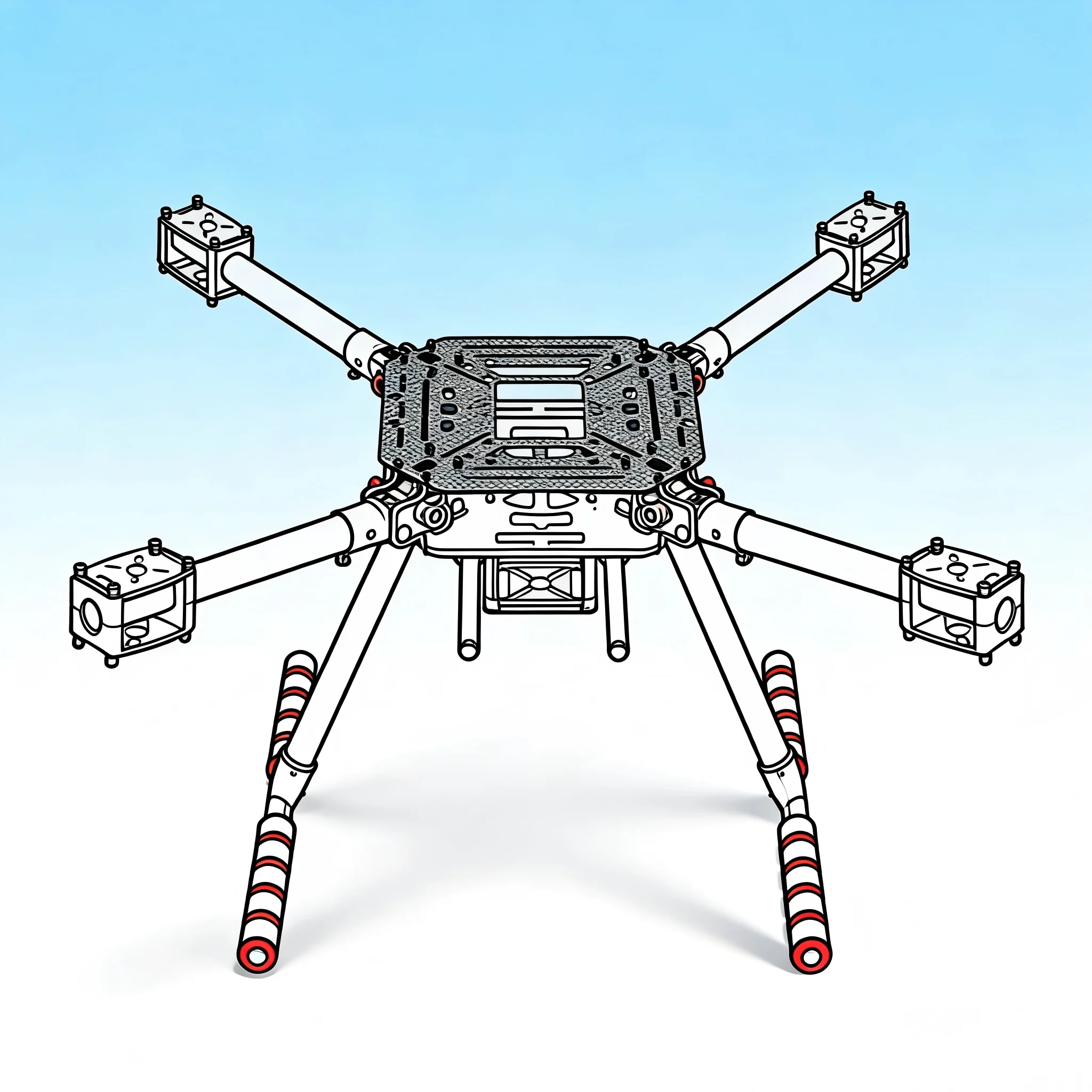 BCUBE PIXHAWK2.4.8 Flight Control Carbon F450 Frame Kit Ardupilot 100MW Radio Telemetry Quadcopter BLHELI 30A ESC 2212 Motor