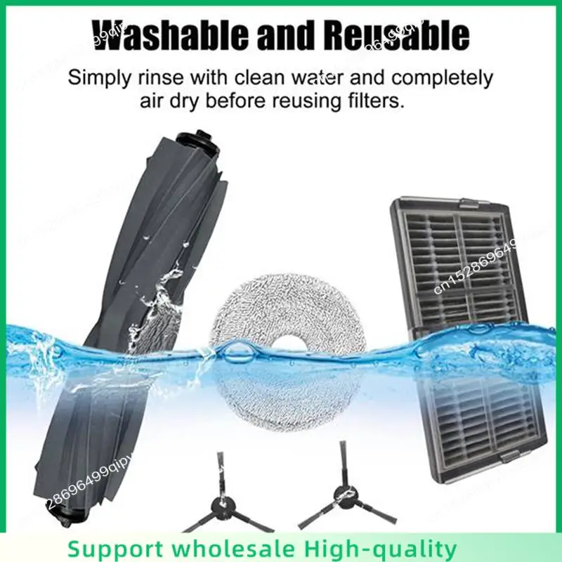 

ABSF 34 шт. Вакуумная насадка для Dreame Mova E30 Ultra / L10s Ultra Gen 2 / L10s Pro Ultra Heat / X30 Ultra Запасные части для робота