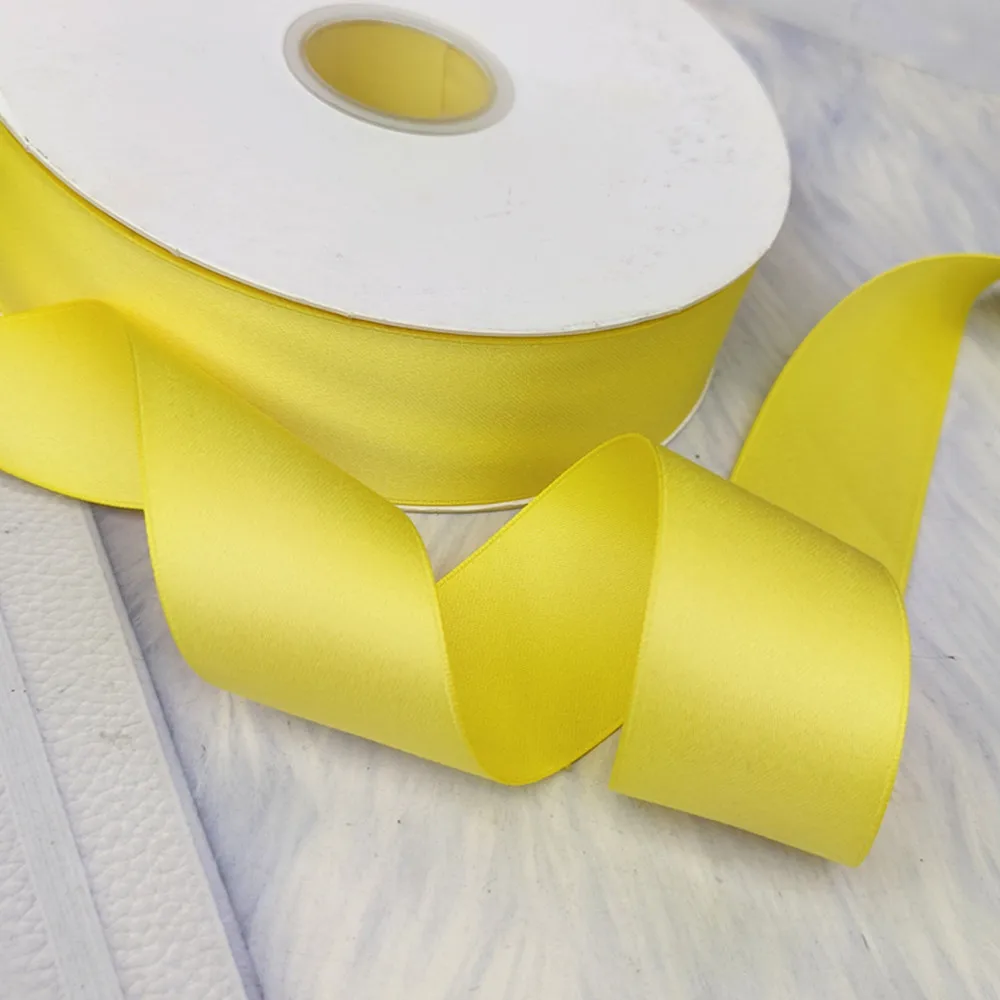 5 Yards 3,8 cm mattes Finish Satinband DIY Bögen Material Blumenstrauß Blumen Geschenk Kuchen Box Wrap Kleidung Hochzeit Party Dekoration – Detail 7