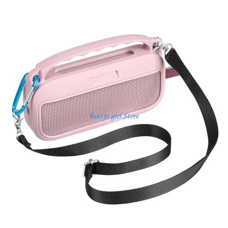 

C7AB Soft Silicone Sleeve for Speaker Case AntiScratch Shell Dustproof Shockproof Protections Against Drops and Bumps