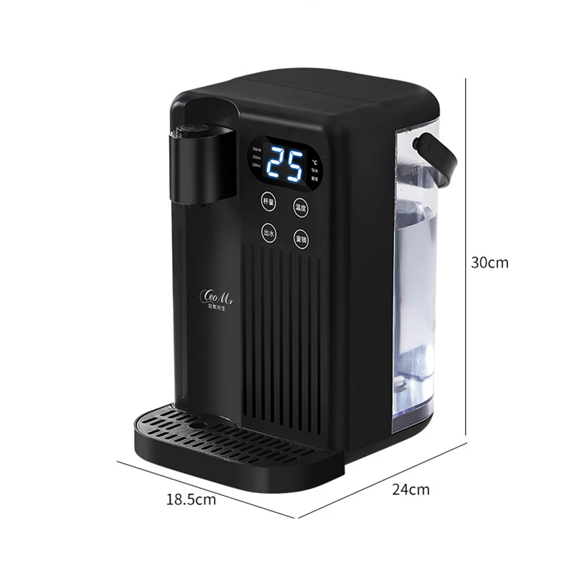 3L インスタント温水ディスペンサー チャイルドロック付き 調節可能な 12 温度 高速加熱 滑り止め湯沸かしウォーマー 卓上用