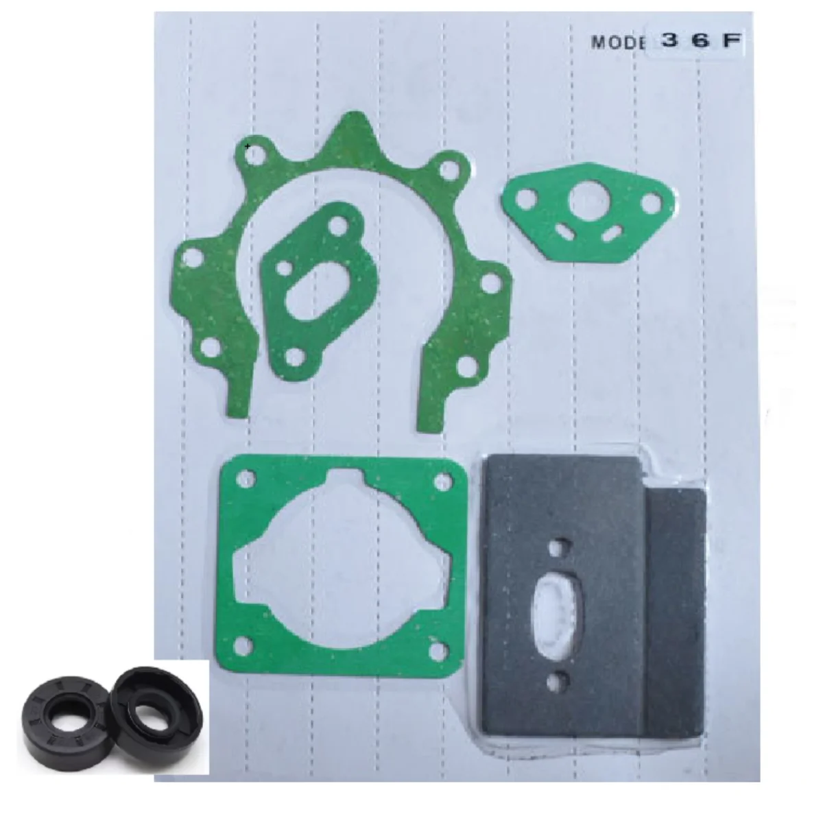 Complete Full Gasket Oil Seal Set for MITSUBISH TL33 1E36F 36F 1E36F-2 CG330 BC330 1E36F-2GN Mcculloch B33B 33cc Trimmer Parts