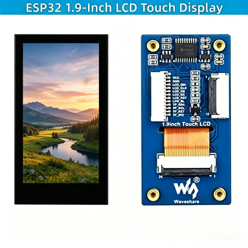 

ESP32 1.9 Inch LCD Capacitive TouchScreen 1.9inch Display ST7789 170x320 / Raspberry Pi / Pico