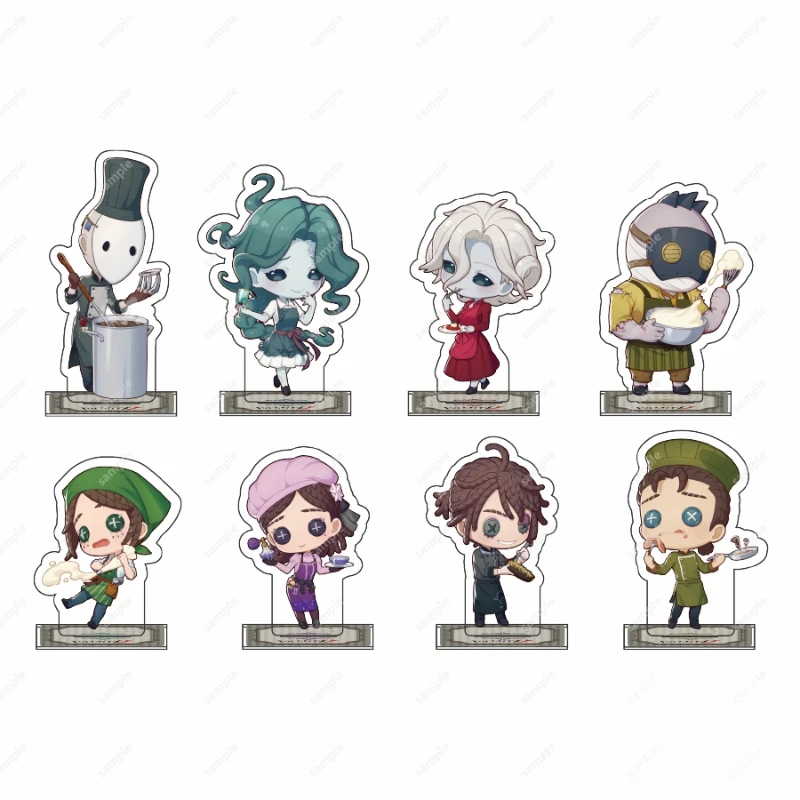 Game Identity V Acrylic Stand Doll Anime Emma Woods Perfumer Mercenary Mini Figure Model Plate Cosplay Toy for Gift