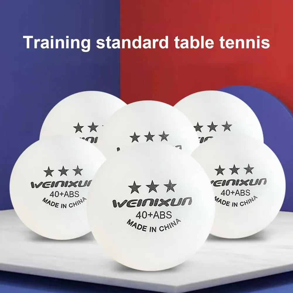 10Pcs White/Yellow 3-Star Table Tennis Balls High-Performance Ping-Pong Ball Set Table Tennis Match Training Equipment