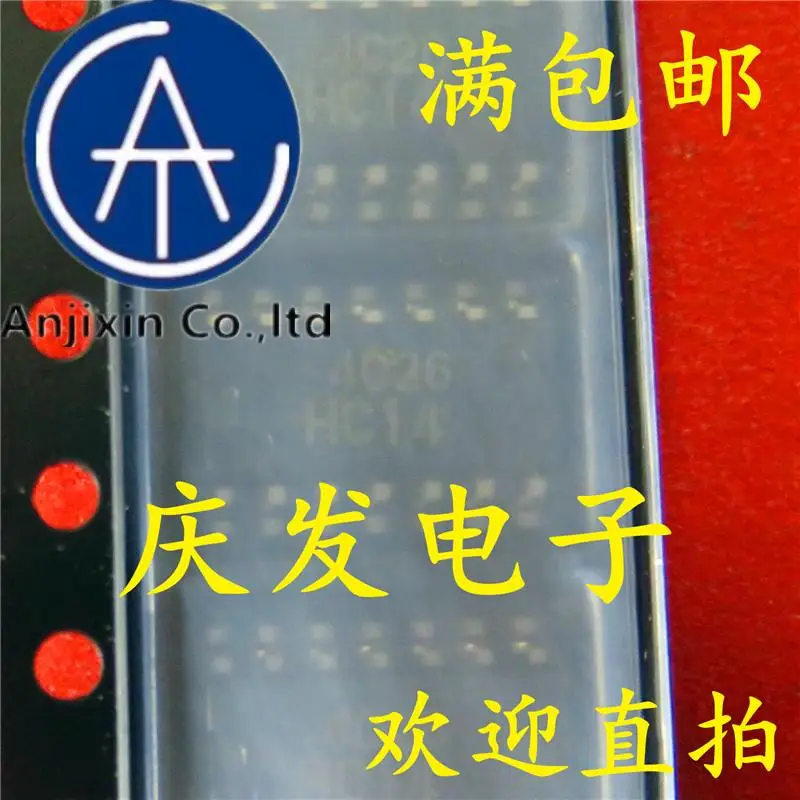 

10 шт. 100% оригинал, новый в наличии HD74HC14RPEL шелкографияHC14 SOP-14