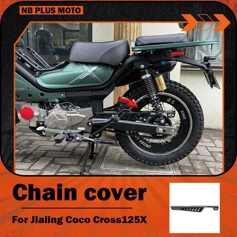 【Premium】For Jialing Coco Cross125X motorcycle modification chain cover, chain protection cover, waterproof and rust-proof