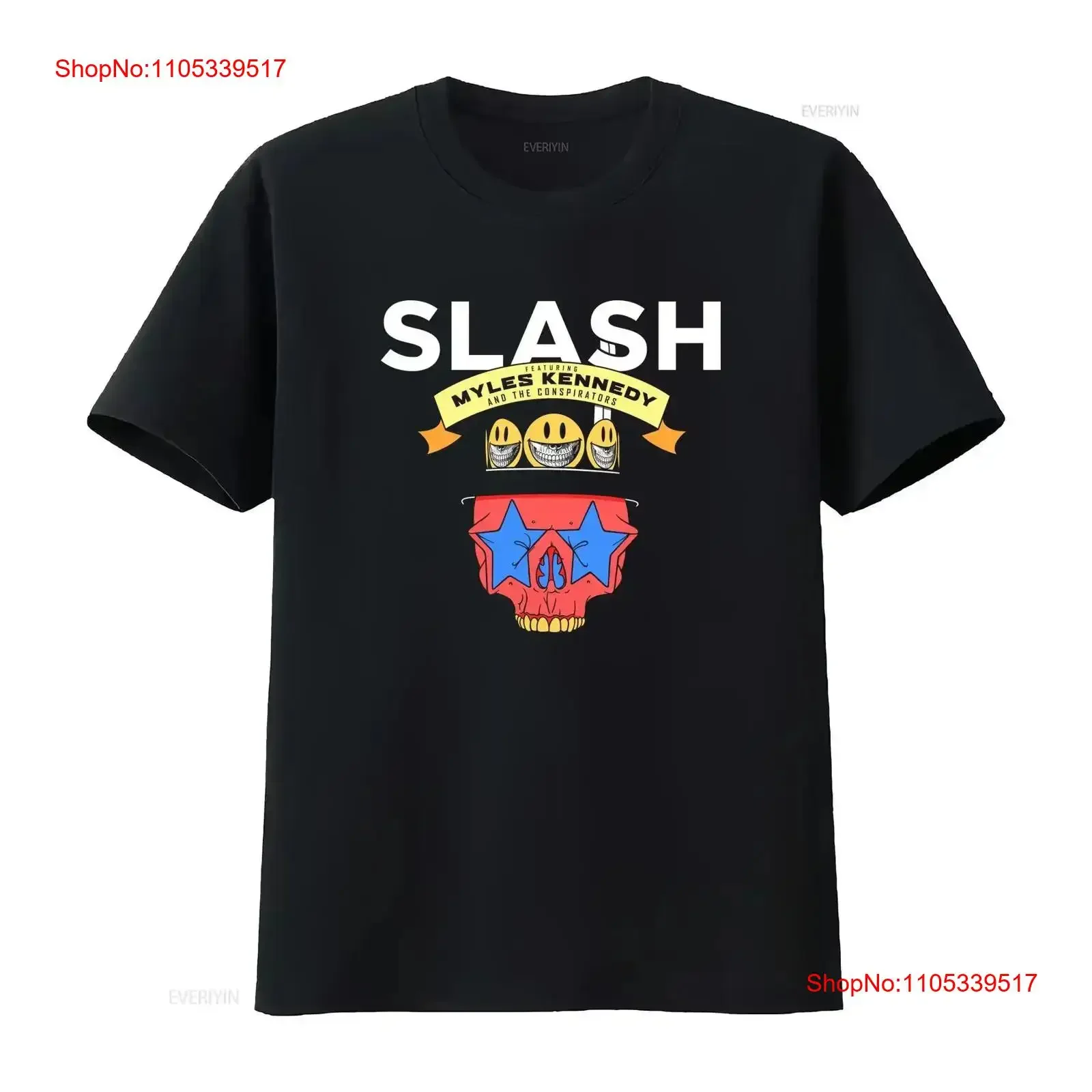 Slash Featuring Myles Kennedy And The Conspirators Tour T Shirt CB434 long sleeves vintage Washed streetwear Soft vintage
