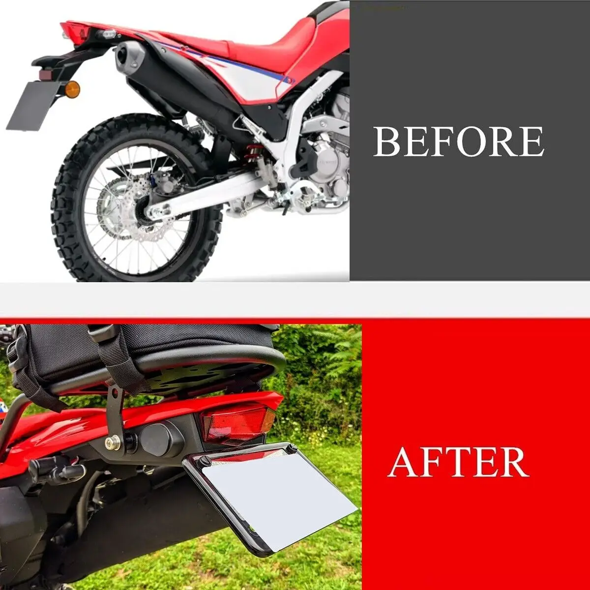 Fender Eliminator Tail Tidy Led Tail Turn Signal Light For HONDA HONDA CRF300L 2021-2024 HONDA CRF300L RALLY 2021-2024